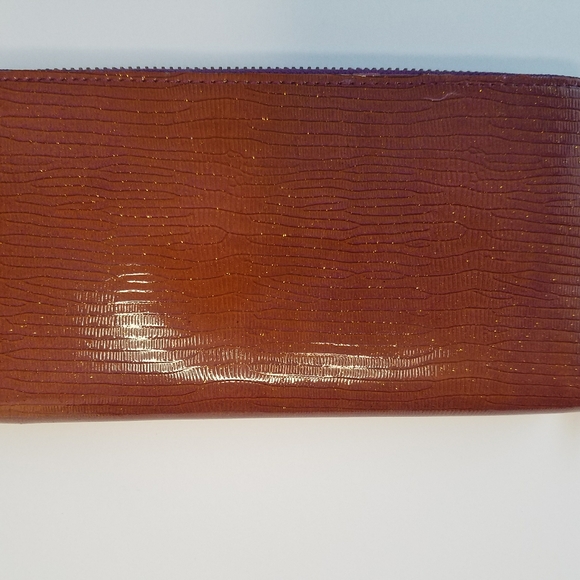 Fall Brown Wallet with Glitter - Picture 2 of 10